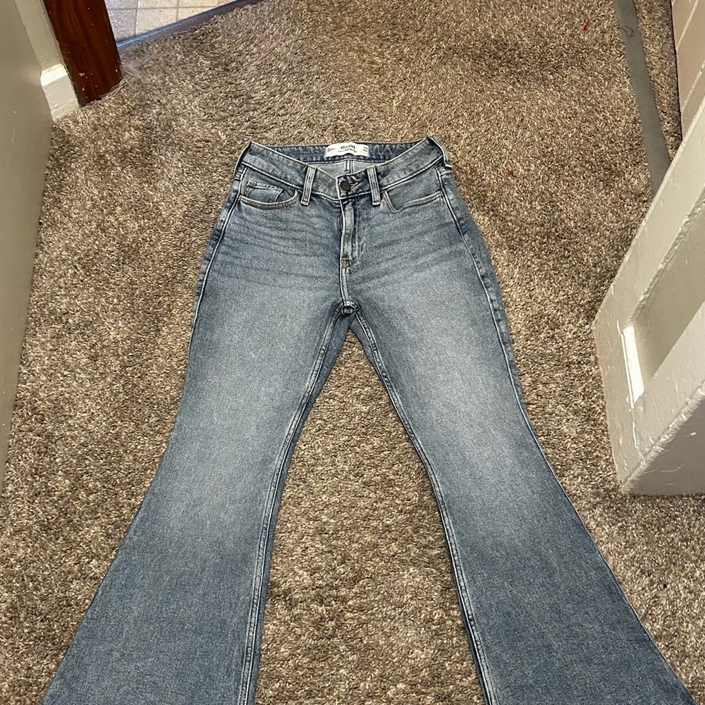 Hollister Blue Flare Women Jeans